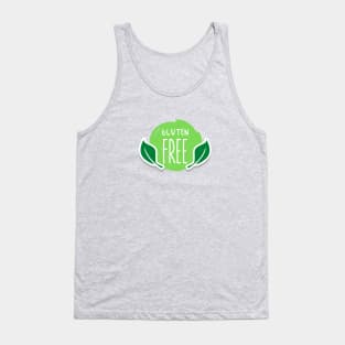 Green gluten free logo Tank Top